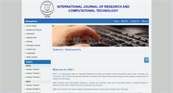 Desktop Screenshot of ijrct.org